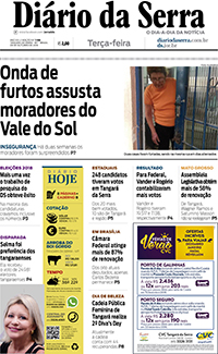 Edição impressa de 09/10/2018