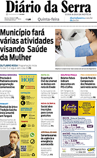 Edição impressa de 11/10/2018