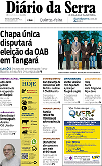 Edição impressa de 25/10/2018