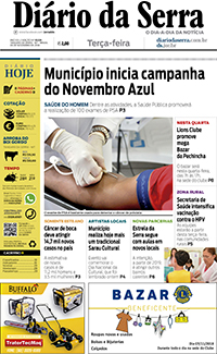 Edição impressa de 06/11/2018