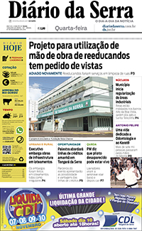 Edição impressa de 07/11/2018