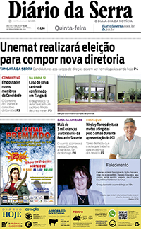 Edição impressa de 08/11/2018