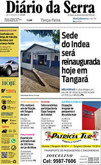 Edição impressa de 13/11/2018