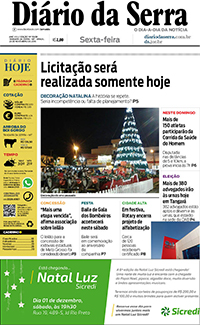 Edição impressa de 23/11/2018