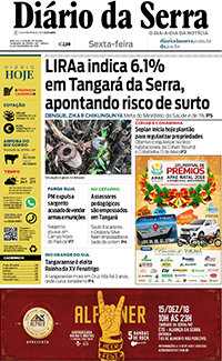 Edição impressa de 14/12/2018