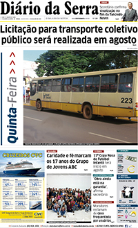 Edição impressa de 31/07/2014