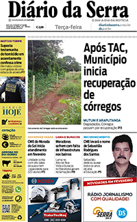 Edição impressa de 29/01/2019
