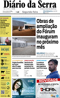 Edição impressa de 25/02/2019