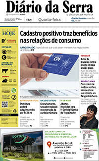Edição impressa de 10/04/2019