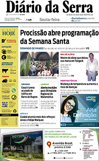 Edição impressa de 12/04/2019