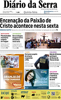 Edição impressa de 18/04/2019