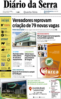 Edição impressa de 24/04/2019