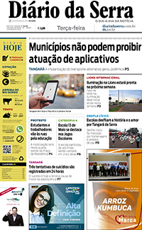 Edição impressa de 14/05/2019