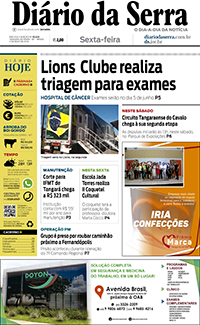 Edição impressa de 17/05/2019