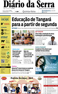 Edição impressa de 23/05/2019