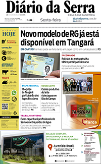 Edição impressa de 24/05/2019