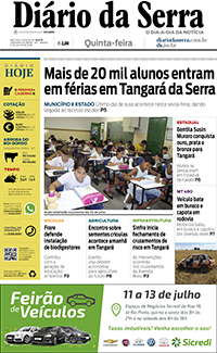 Edição impressa de 11/07/2019