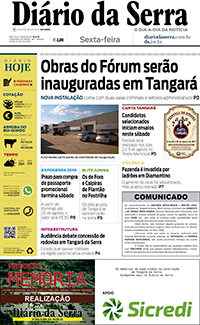 Edição impressa de 19/07/2019