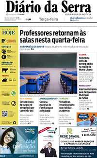 Edição impressa de 13/08/2019
