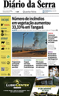 Edição impressa de 14/08/2019