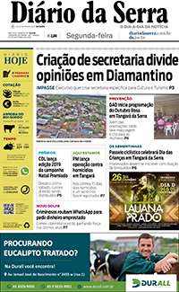 Edição impressa de 07/10/2019