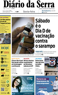 Edição impressa de 18/10/2019