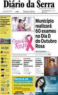 Edição impressa de 25/10/2019