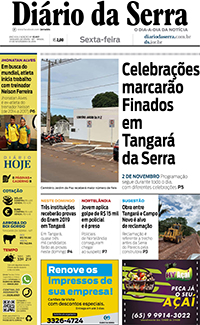 Edição impressa de 01/11/2019