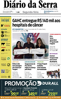 Edição impressa de 18/11/2019