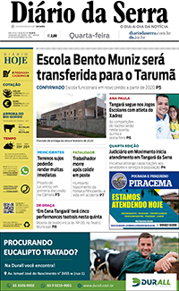 Edição impressa de 27/11/2019