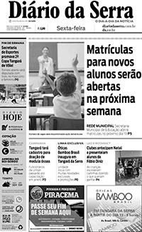 Edição impressa de 13/12/2019