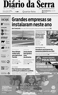 Edição impressa de 18/12/2019