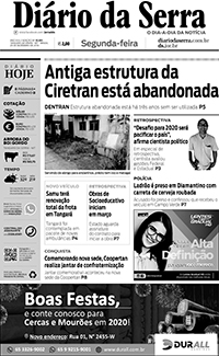 Edição impressa de 23/12/2019