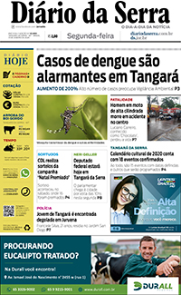 Edição impressa de 13/01/2020