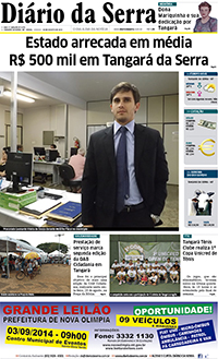 Edição impressa de 30/08/2014