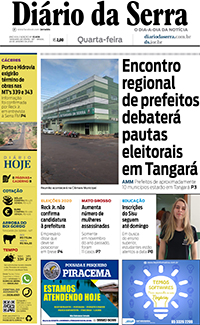 Edição impressa de 22/01/2020