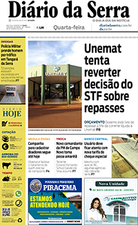 Edição impressa de 29/01/2020