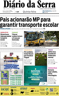 Edição impressa de 13/02/2020