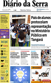 Edição impressa de 21/02/2020