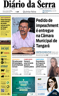 Edição impressa de 27/02/2020