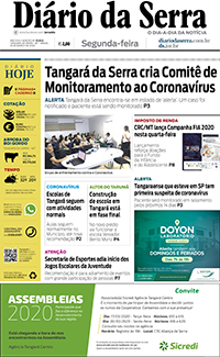 Edição impressa de 16/03/2020