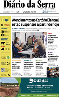 Edição impressa de 18/03/2020