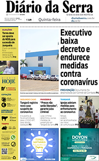 Edição impressa de 19/03/2020