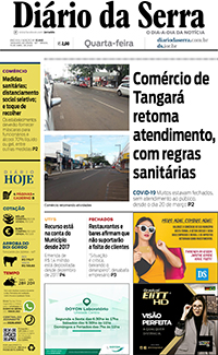 Edição impressa de 15/04/2020