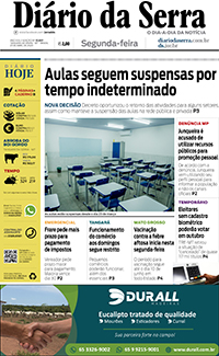 Edição impressa de 27/04/2020
