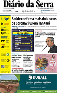 Edição impressa de 30/04/2020