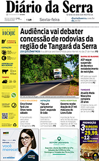 Edição impressa de 15/05/2020