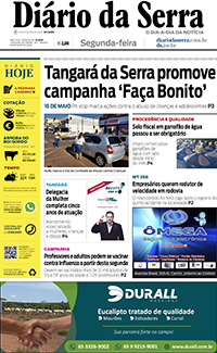 Edição impressa de 18/05/2020