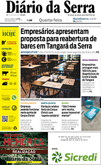 Edição impressa de 10/06/2020