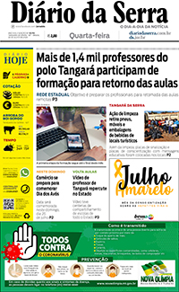 Edição impressa de 22/07/2020
